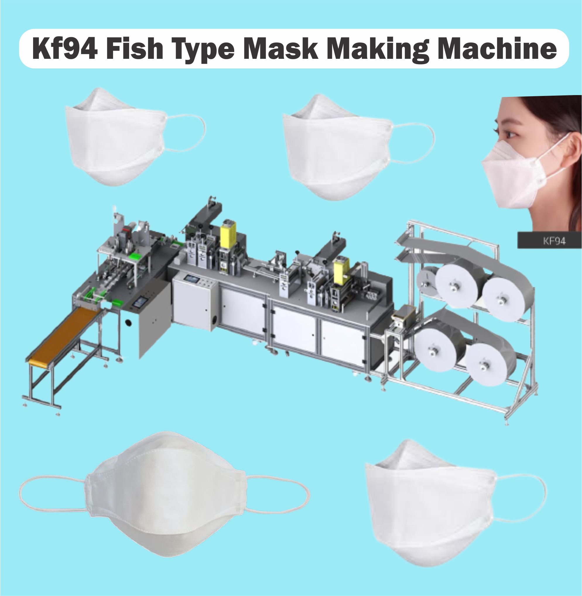 KF94 Fish Mask Making Machine